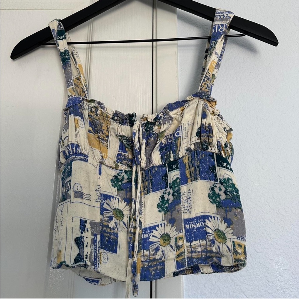 UO Valentina bustier tank top